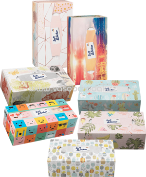 Soft&Sicher Taschentücher Box Design 4-laggig, 100 St