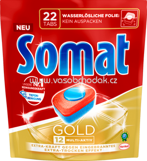 Somat Spülmaschinentabs Gold 12, 22 St