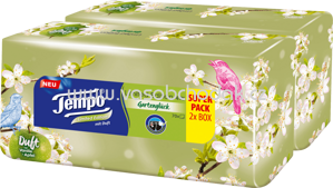 Tempo Taschentücher-Box Gartenglück Duo Box, 2x70St, 140 St - ONL