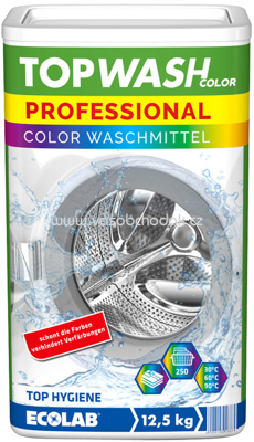 Topwash Professional Color Waschmittel, 250 Wl, 12,5 kg