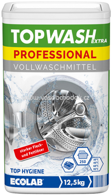 Topwash Professional Vollwaschmittel, 250 Wl, 12,5 kg