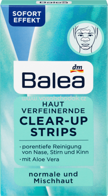 Balea Facestrips Clear-up Hautverfeinernd, 6 St