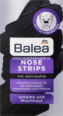 Balea Nosestrips mit Aktivkohle, 3 St