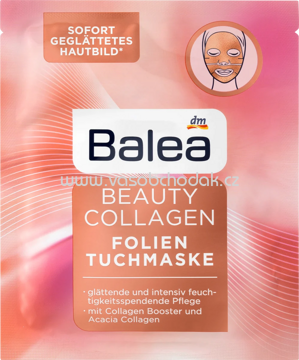 Balea Beauty Collagen Folien Tuchmaske mit Collagen Booster, 1 St
