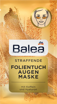 Balea Folientuchmaske Auge Gold, 1 St