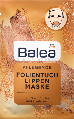 Balea Folientuchmaske Lippe Rosegold, 1 St