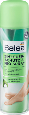 Balea 2in1 Fußschutz & Deo Spray, 200 ml