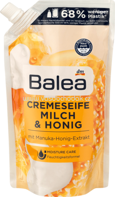Balea Flüssigseife Milch & Honig, Nachfüllpack, 500 ml
