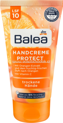 Balea Handcreme Protect mit Vitamin C + LSF 10, 75 ml