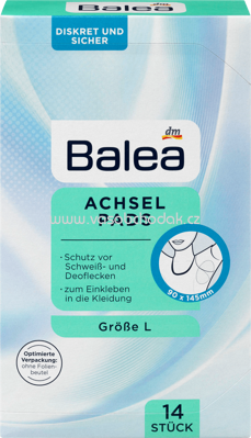 Balea Deo Achselpads Größe L, 14 St
