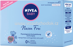 NIVEA BABY Nasenfrei, 24x5ml, 120 ml