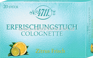 4711 Echt Kölnisch Wasser Erfrischungstuch Colognette Citrus, 20 St