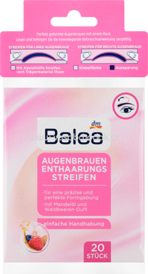 Balea Enthaarungsstreifen Augenbrauen, 10 St
