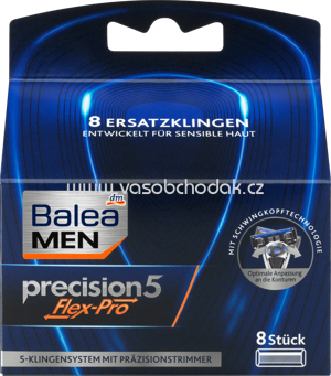 Balea MEN Rasierklingen Precision5 Flex-Pro, 8 St