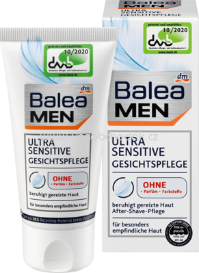 Balea MEN Ultra Sensitive Gesichtspflege, 50 ml