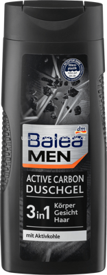 Balea MEN Duschgel Active Carbon, 300 ml
