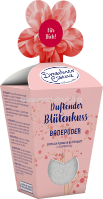 Dresdner Essenz Badepuder Duftender Blütenkuss, 180g