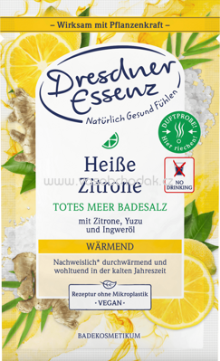 Dresdner Essenz Badesalz Heiße Zitrone, 60 g