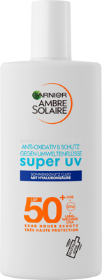 Garnier Ambre Solaire Sonnenschutz-Fluid Gesicht, super UV, LSF 50+, 40 ml