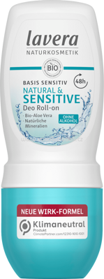 Lavera Deo Roll On Deodorant Natural & Sensitive, 50 ml