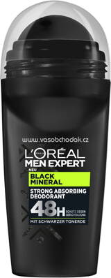 L'ORÉAL Men Expert Deo Roll On Black Mineral, 50 ml