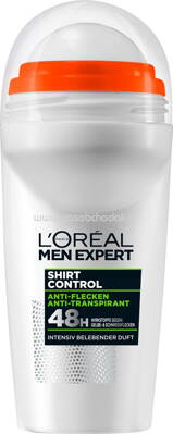 L'ORÉAL Men Expert Deo Roll On Shirt Control, 50 ml