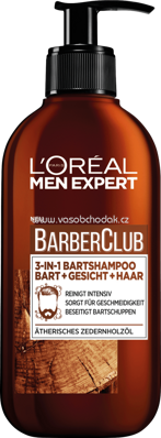 L'ORÉAL Men Expert Barber Club 3-in-1 Bartshampoo, 200 ml