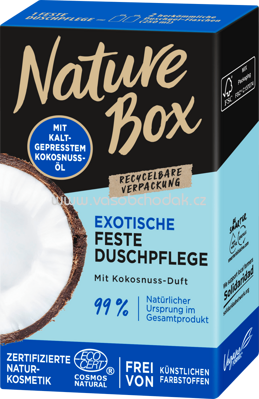 Nature Box Feste Dusche Kokosnuss-Öl, 100g