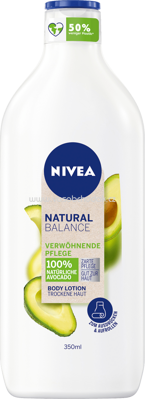 NIVEA Bodylotion natural balance Avocado, 350 ml