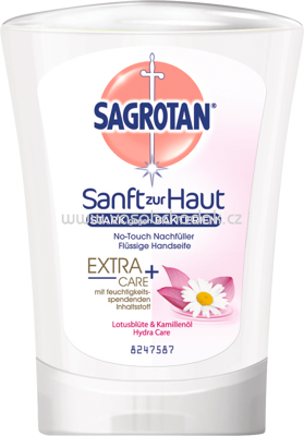 Sagrotan No-Touch Nachfüller Extra Pflege Lotusblüte & Kamillenöl, 250 ml
