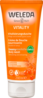 Weleda Cremedusche Vitality Sanddorn, 200 ml