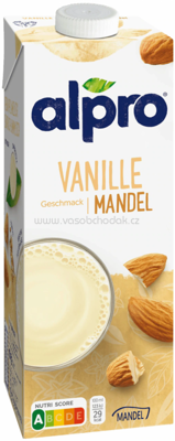 Alpro Mandel Drink Vanille, 1l