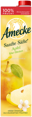 Amecke Sanfte Säfte Apfel klar filtriert, 1l