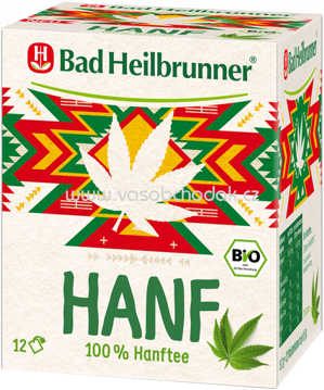 Bad Heilbrunner Bio Hanftee 100%, 12 Beutel