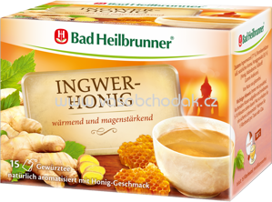 Bad Heilbrunner Ingwer Honig, 15 Beutel