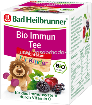 Bad Heilbrunner Bio Immun Tee für Kinder, 8 Beutel