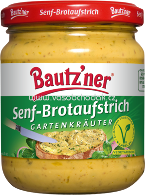 Bautz'ner Senf-Brotaufstrich Gartenkräuter, 200 ml