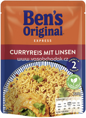 Ben's Original Express Curryreis mit Linsen, 220g
