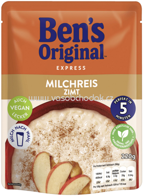 Ben's Original Express Milchreis Zimt, 220g