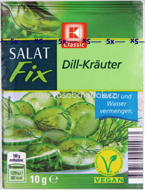 K-Classic Salat-Fix Dill-Kräuter 5x10g