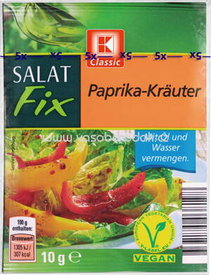 K-Classic Salat-Fix Paprikakräuter 5x10g