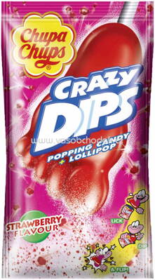 Chupa Chups Crazy Dips Strawberry, 14g