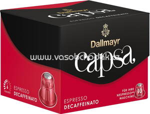 Dallmayr Kaffee Capsa Espresso Decaffeinato, 10 St