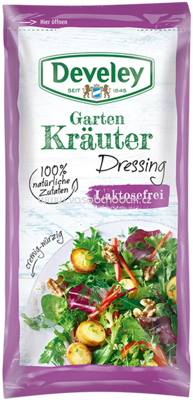 Develey Salat Dressing - Garten Kräuter, laktosefrei, 75 ml