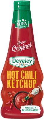 Develey Tomato Ketchup Our Original Hot Chili, 500 ml
