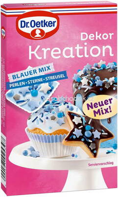 Dr.Oetker Dekor Kreation Blauer Mix, 60g