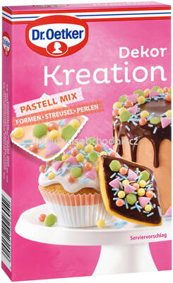 Dr.Oetker Dekor Kreation Pastell Mix, 60g