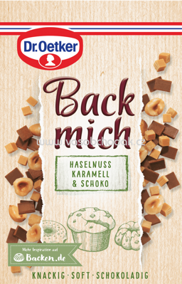 Dr.Oetker Back Mich Haselnuss Schoko Karamell, 90g