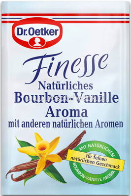 Dr.Oetker Finesse Natürliches Bourbon Vanille Aroma, 2 St, 10g