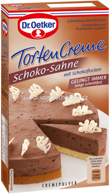 Dr.Oetker Tortencreme Schoko Sahne, 170g